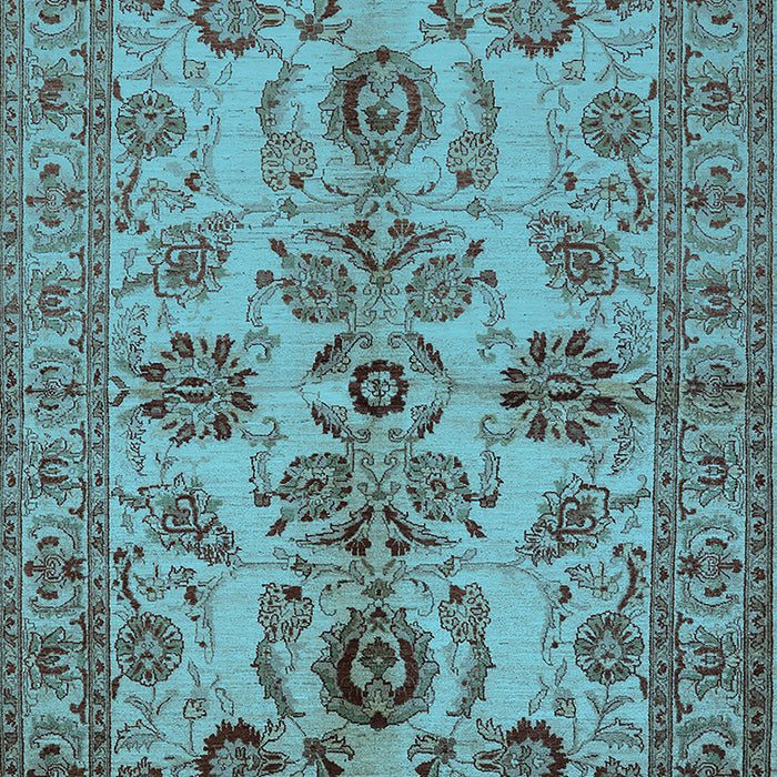 Oriental Light Blue Industrial Rug, urb2870lblu