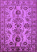 Machine Washable Oriental Purple Industrial Area Rugs, wshurb2870pur