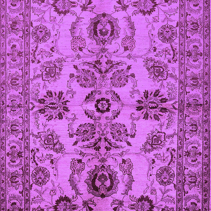 Machine Washable Oriental Purple Industrial Area Rugs, wshurb2870pur
