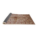 Sideview of Mid-Century Modern Chestnut Red Oriental Rug, urb2871