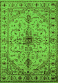 Oriental Green Industrial Rug, urb2871grn