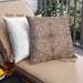 Front View of Mid-Century Modern Urban Square Chestnut Red Throw Pillow, 18 inch by 18 inch, pwurb2871