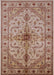 Mid-Century Modern Chestnut Red Oriental Rug, urb2871