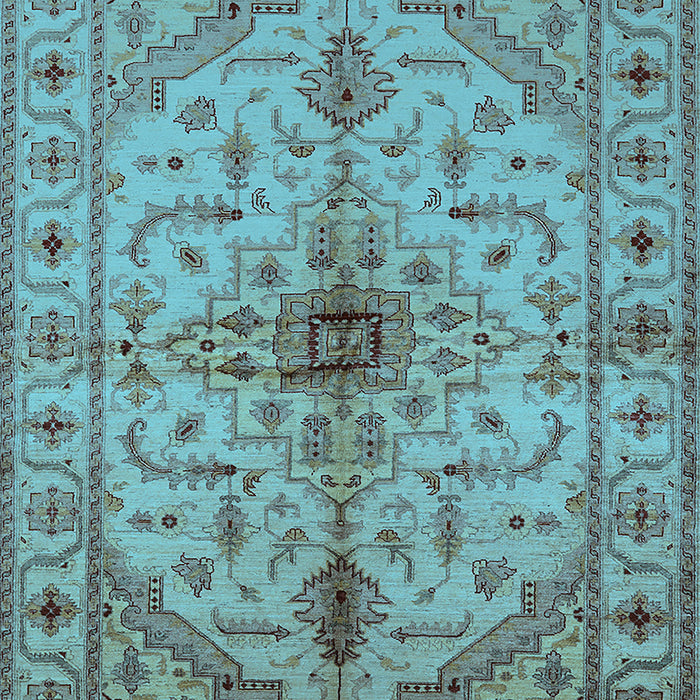Oriental Light Blue Industrial Rug, urb2871lblu