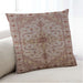 Lifestyle Image of Mid-Century Modern Urban Square Chestnut Red Throw Pillow, 18 inch by 18 inch, pwurb2871