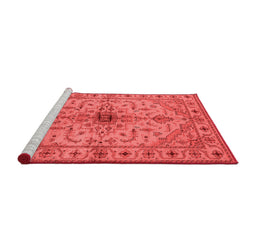 Industrial Red Washable Rugs