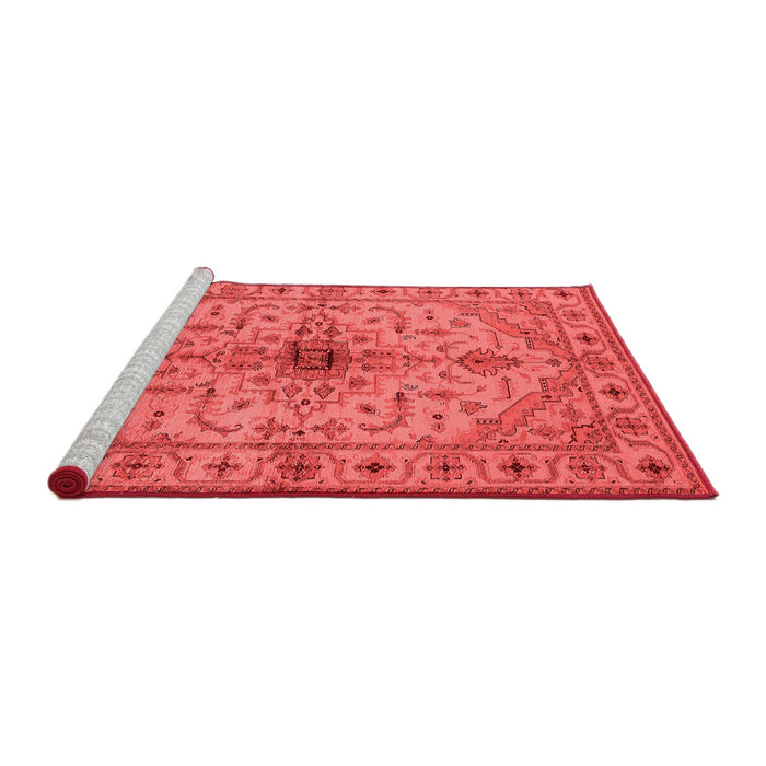 Industrial Red Washable Rugs