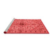 Industrial Red Washable Rugs