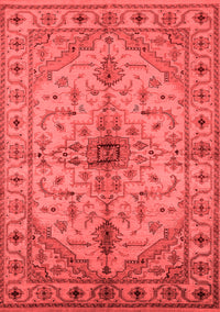 Oriental Red Industrial Rug, urb2871red