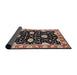 Sideview of Mid-Century Modern Red Oriental Rug, urb2872