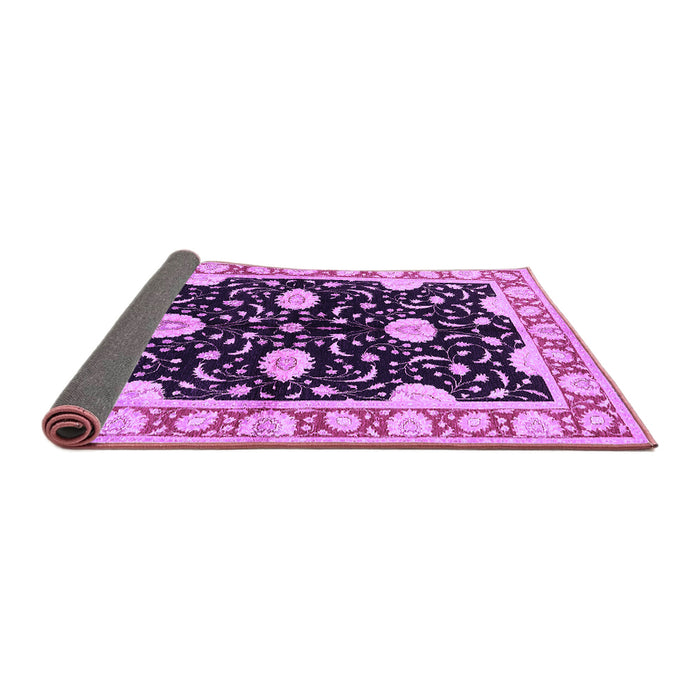 Sideview of Oriental Purple Industrial Rug, urb2872pur