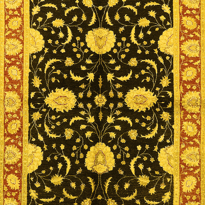 Oriental Yellow Industrial Rug, urb2872yw