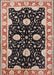 Mid-Century Modern Red Oriental Rug, urb2872