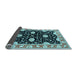 Sideview of Oriental Light Blue Industrial Rug, urb2872lblu