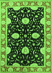 Oriental Green Industrial Rug, urb2872grn