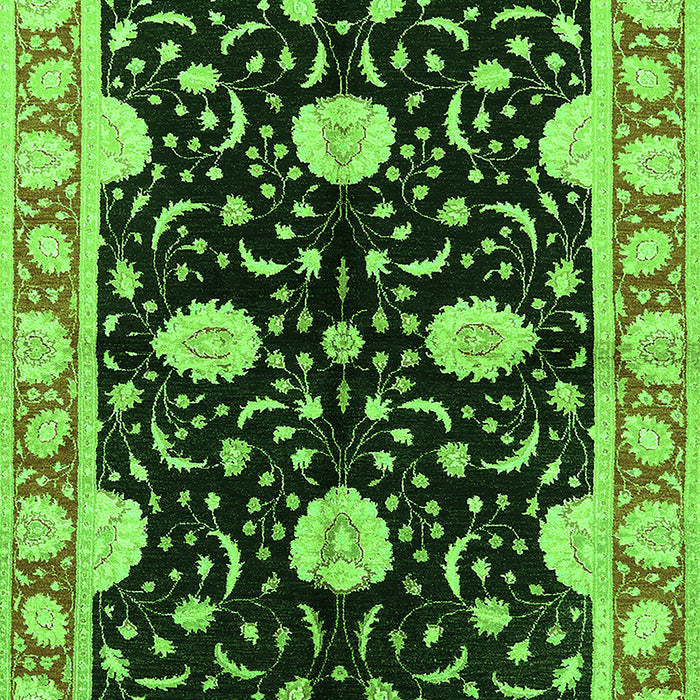 Oriental Green Industrial Rug, urb2872grn