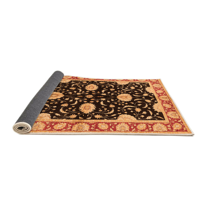 Sideview of Oriental Orange Industrial Rug, urb2872org