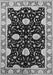 Machine Washable Oriental Gray Industrial Rug, wshurb2872gry