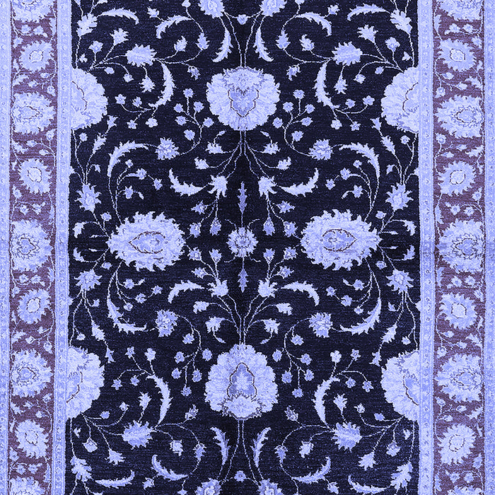 Oriental Blue Industrial Rug, urb2872blu