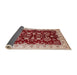 Sideview of Mid-Century Modern Red Oriental Rug, urb2873