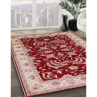 Mid-Century Modern Red Oriental Rug, urb2873