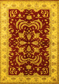 Oriental Yellow Industrial Rug, urb2873yw