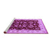 Sideview of Machine Washable Oriental Purple Industrial Area Rugs, wshurb2873pur