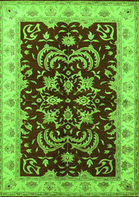 Oriental Green Industrial Rug, urb2873grn