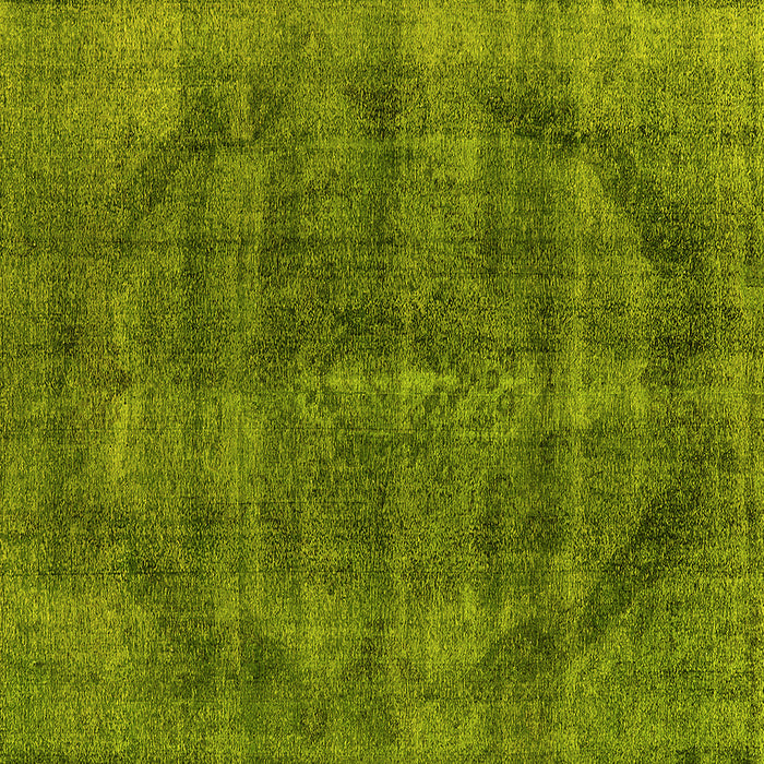 Square Oriental Yellow Industrial Rug, urb2874yw