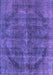 Machine Washable Oriental Purple Industrial Area Rugs, wshurb2874pur