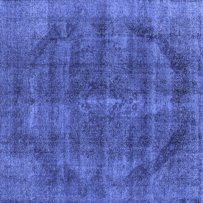 Square Oriental Blue Industrial Rug, urb2874blu