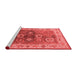 Industrial Red Washable Rugs