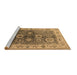 Sideview of Machine Washable Oriental Brown Industrial Rug, wshurb2875brn