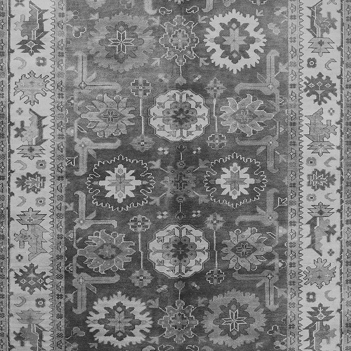 Machine Washable Oriental Gray Industrial Rug, wshurb2875gry