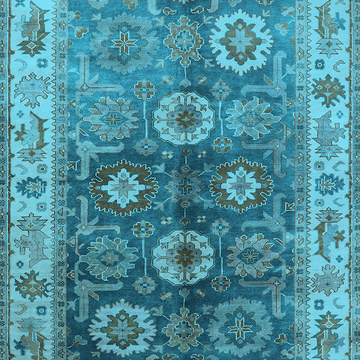Oriental Light Blue Industrial Rug, urb2875lblu
