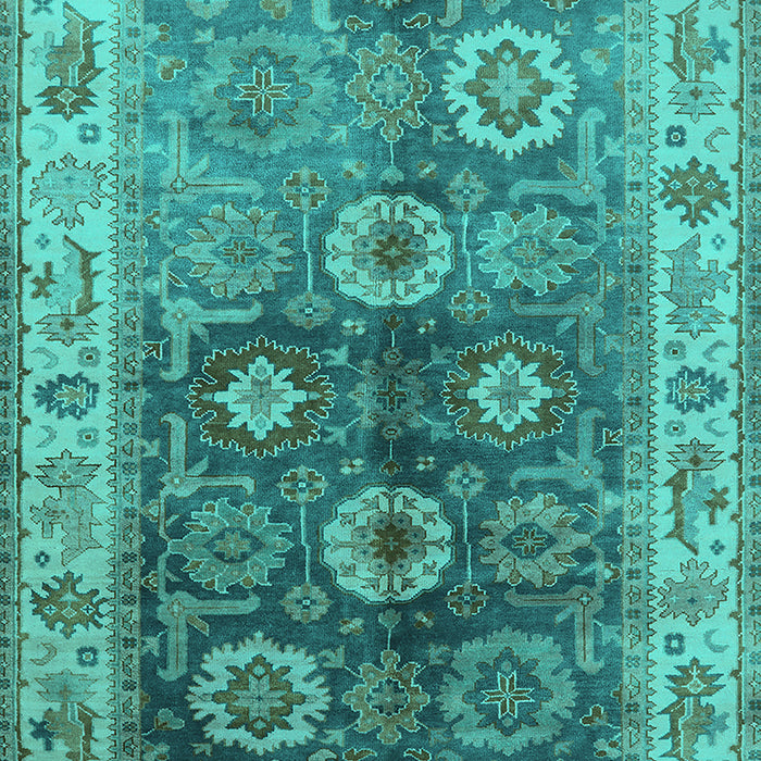 Oriental Turquoise Industrial Rug, urb2875turq
