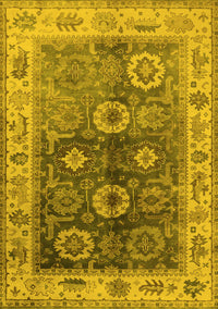 Oriental Yellow Industrial Rug, urb2875yw