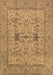 Machine Washable Oriental Brown Industrial Rug, wshurb2876brn