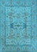 Oriental Light Blue Industrial Rug, urb2876lblu