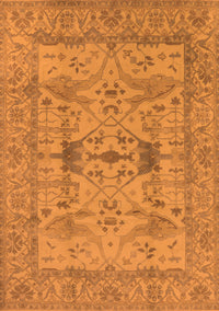 Oriental Orange Industrial Rug, urb2876org