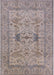 Mid-Century Modern Rose Purple Oriental Rug, urb2876