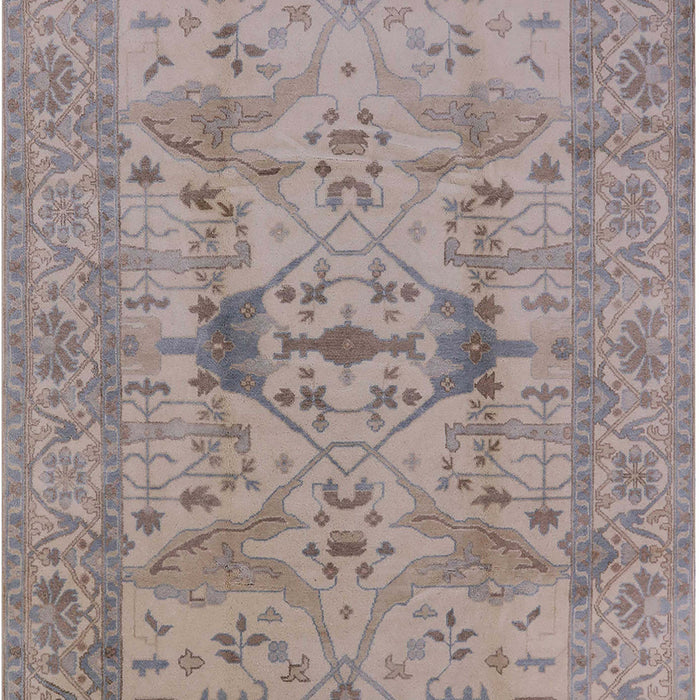 Mid-Century Modern Rose Purple Oriental Rug, urb2876