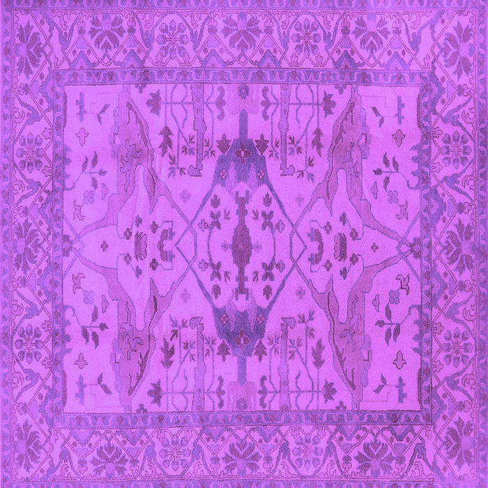 Square Oriental Purple Industrial Rug, urb2876pur
