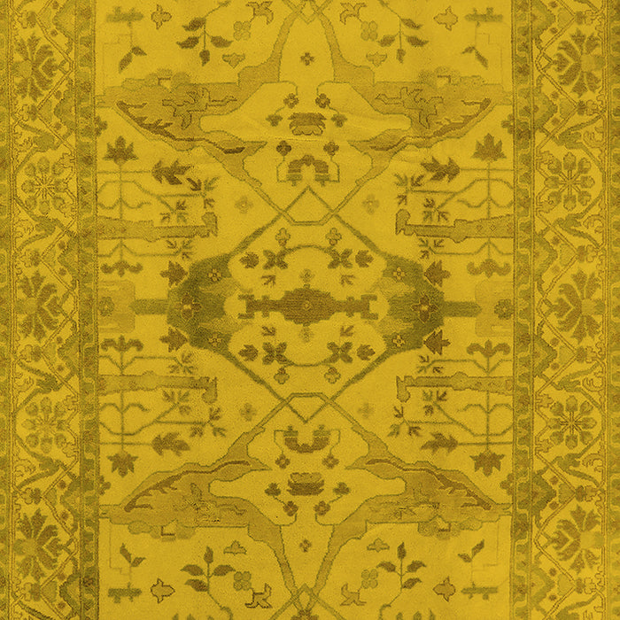 Oriental Yellow Industrial Rug, urb2876yw
