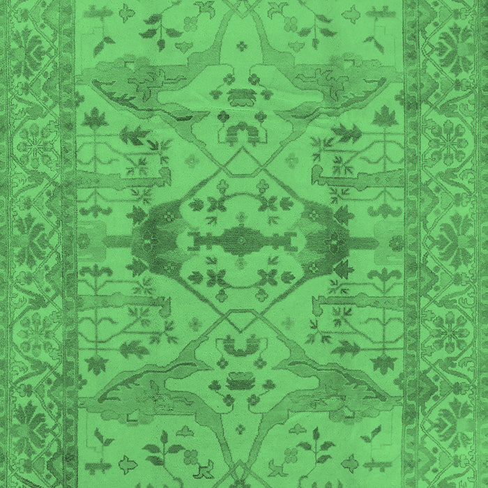 Oriental Emerald Green Industrial Rug, urb2876emgrn