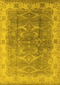 Oriental Yellow Industrial Rug, urb2877yw