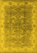 Oriental Yellow Industrial Rug, urb2877yw