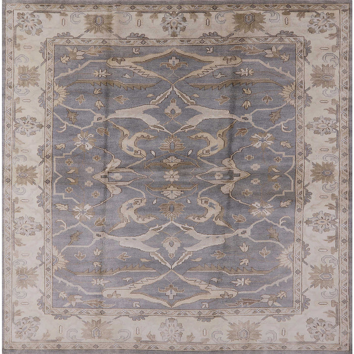 Square Machine Washable Industrial Modern Silver Pink Rug, wshurb2877