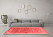 Industrial Red Washable Rugs