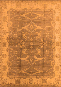 Oriental Orange Industrial Rug, urb2877org